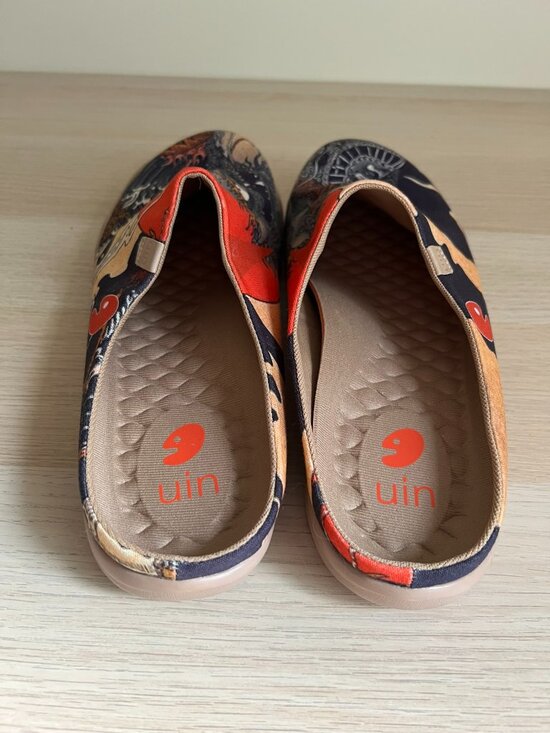 Men’s UIN Toledo “Dragon Wave” Art to Wear Slip-On Mule Shoes EU45 US11 main image 11